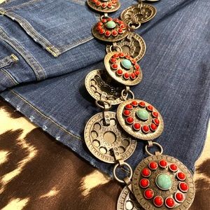 Western concha belt. *jeans not included